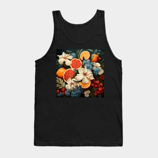 Tropical Orange Garden Tank Top